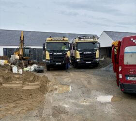 Fast Floor Screed Ltd | Mobile Screed Factory_ UFH screed _ _Newbuild in Coney Island, Co Down