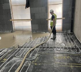 High rise buildings and apartments | Alpha Hemihydrate Screed | Fast Floor Screed Ltd