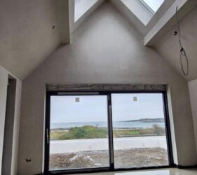 Self-build in Coney Island, Co Down | Fast Floor Screed | Liquid screed over UFH