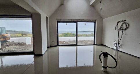 Stunning self-build in Coney Island, Co Down | Fast Floor Screed | Self levelling screed over UFH