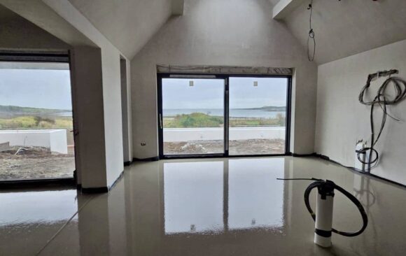 Stunning self-build in Coney Island, Co Down | Fast Floor Screed | Self levelling screed over UFH