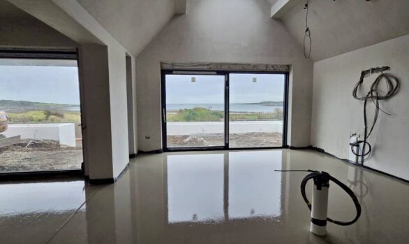 Stunning self-build in Coney Island, Co Down | Fast Floor Screed | Self levelling screed over UFH